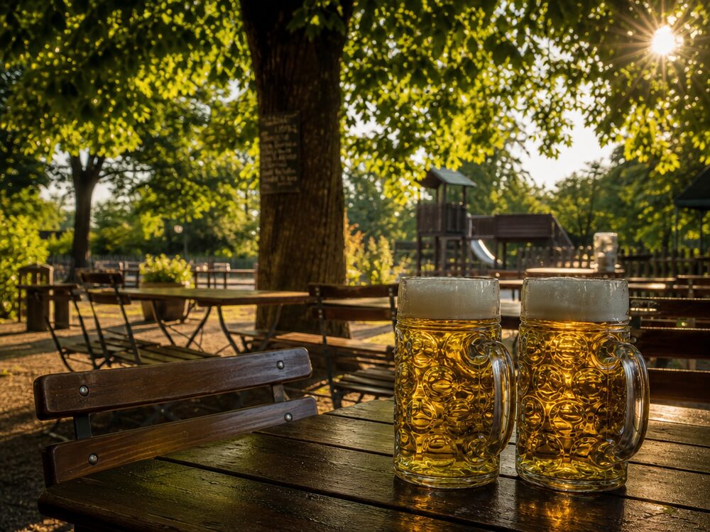 Der Kastanien-Biergarten